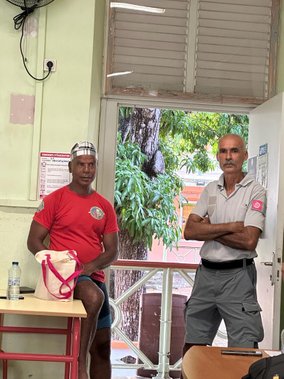 Lycée Gerville Reach - Intervention d''Abel (AMM) et du technicien du PN de Guadeloupe